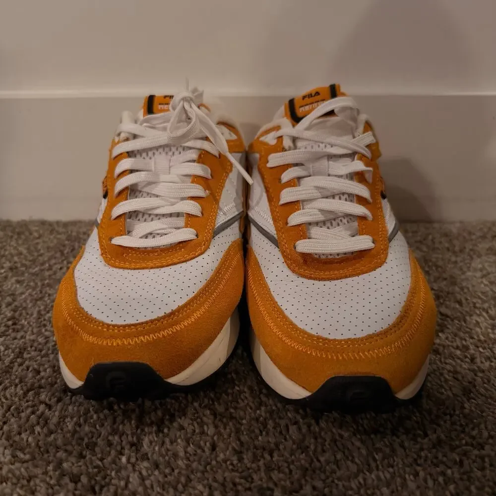 FILA Men's Reno Premium Walking Shoes Size 9 In Orange